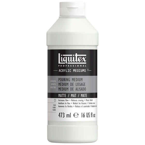 Médium de lissage Liquitex 473 ml - Effet (gris) mat