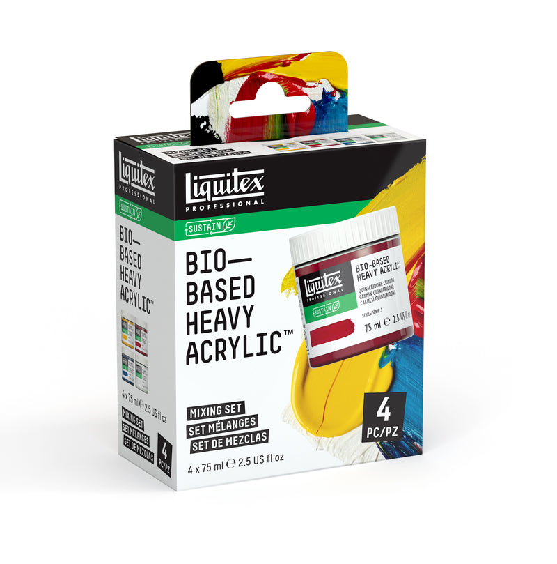 Acrylique Liquitex Bio-based - Set mixing 4 x 75 ml