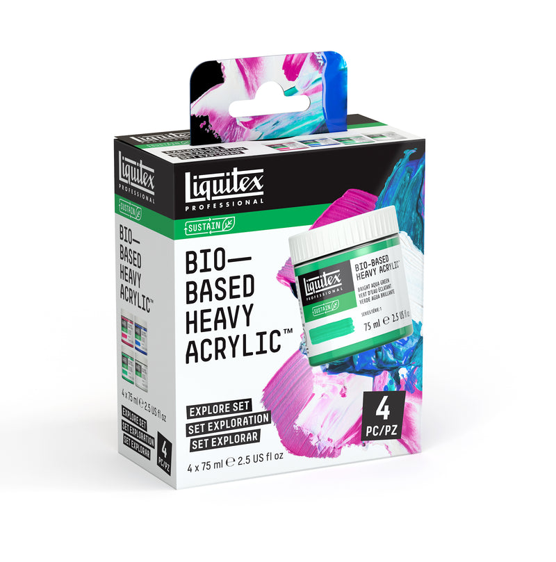 Acrylique Liquitex Bio-based - Set explore 4 x 75 ml