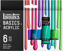 Coffret Acrylique Basics 6 x 22 ml - Couleurs métalliques