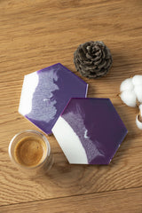 Moule silicone sous verre hexagonal Gédéo