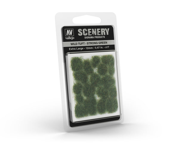 Végétation miniature adhésive : vert intense 12mm