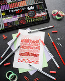 Boîte métal de 30 feutres Creative Tips Arty couleurs pastels