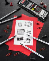 Pochette carton de 5 ou 10 feutres Creative Tips Arty