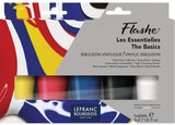 Set Flashe 5 x 80 ml couleurs primaires