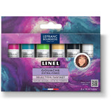 Set gouache Extra-fine LINEL 6 x 14 ml Fantasy