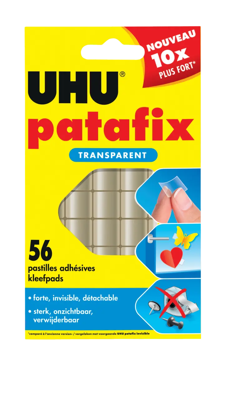 Pâte adhésive Patafix transparent