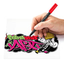 Etui chevalet de 8 feutres permanents Lumocolor - Pointe fine 0,6 mm - assortis - STAEDTLER