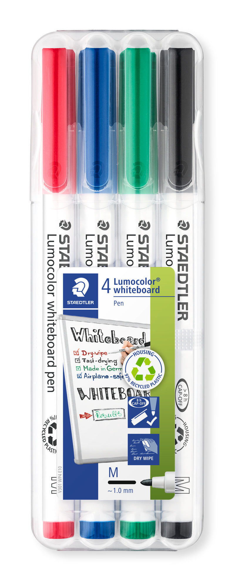 Etui Box 4 feutres Lumocolor white board