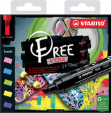 Pochette de 5 marqueurs acrylique FREE T800C- SEASIDE