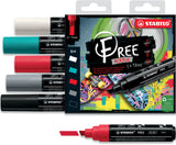 Pochette de 5 marqueurs acrylique FREE T800C- BOLD