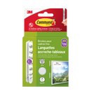 Languettes accroche tableaux X4 pour cadre fin X4 - 3M