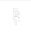 Tige coudée 4x4mm d'Artiteq