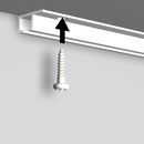 Cimaise 200cm Top Rail balnc d'Artiteq