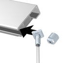 Ensemble de suspension pour Click Rail ou Top Rail incliné d'Artiteq