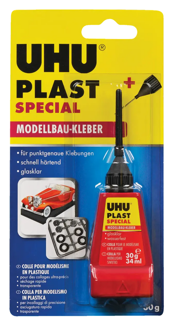Colle spécial pour modélisme en plastique