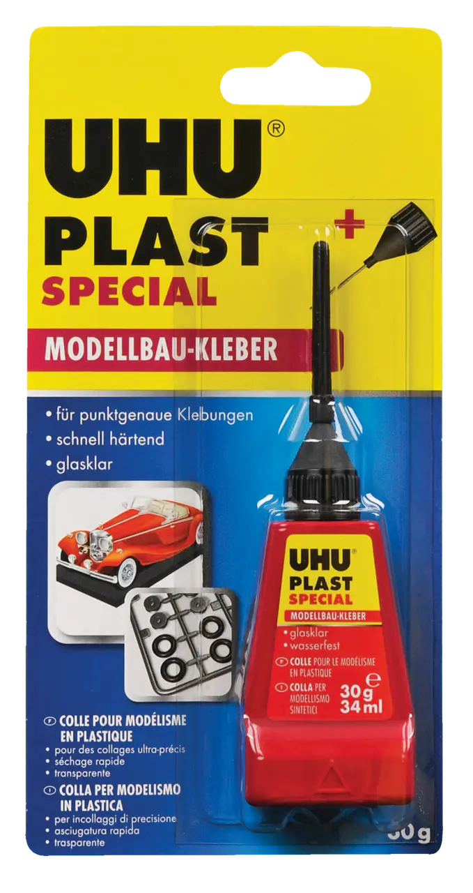 Colle spécial pour modélisme en plastique
