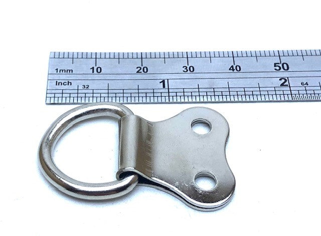 Blister de 2 attaches Étrier 10mm + 4 clous
