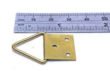Blister 4 triangles de suspension 19mm + 12 clous