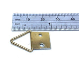 Blister 5 triangles de suspension 15mm + 10 clous