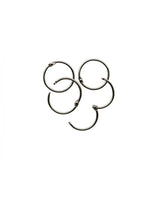 Fermoir en cercle 37mm 4pcs