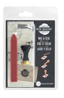 Set sceau et cire Plume - Manuscript