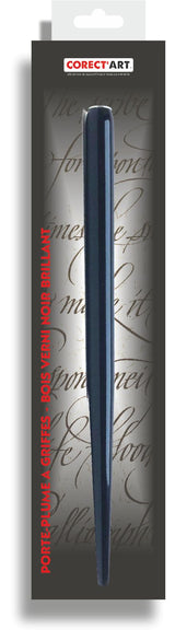 Etui porte-plume noir brillant