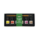 Coffret calligraphie 6 encres - Naturelles & Ecologiques