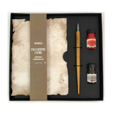 Coffret calligraphie parchemin