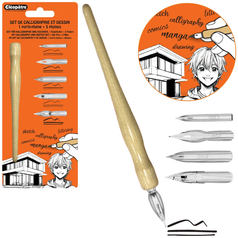 Set de calligraphie et dessin de Cléopâtre