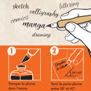 Set de calligraphie et dessin de Cléopâtre