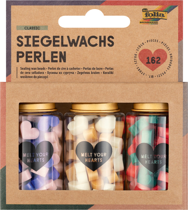 Perles de cire Classic - 3 boîtes couleurs assorties