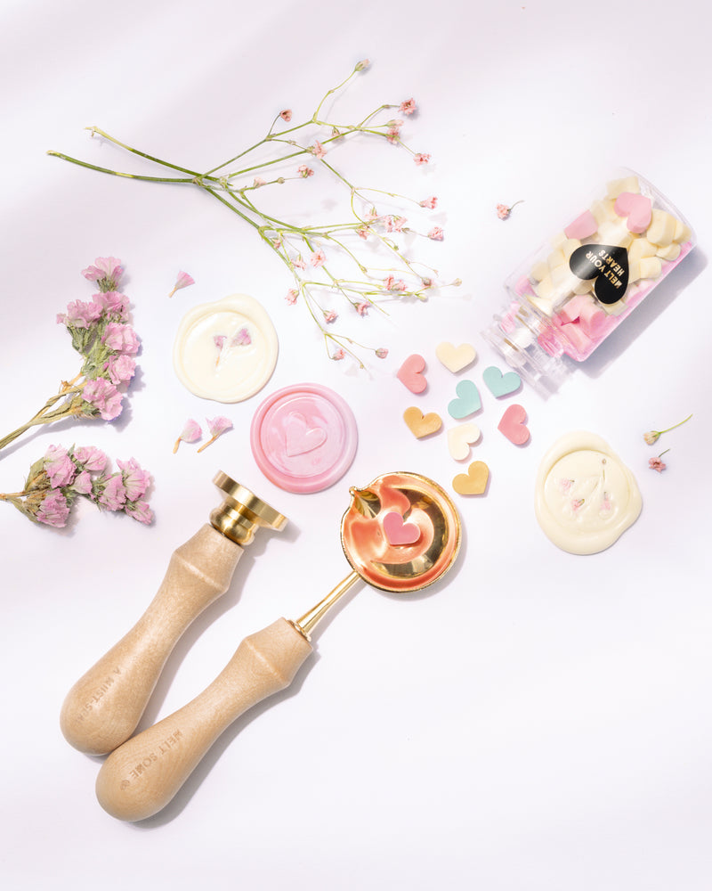 Kit cachet cire Pastel Love