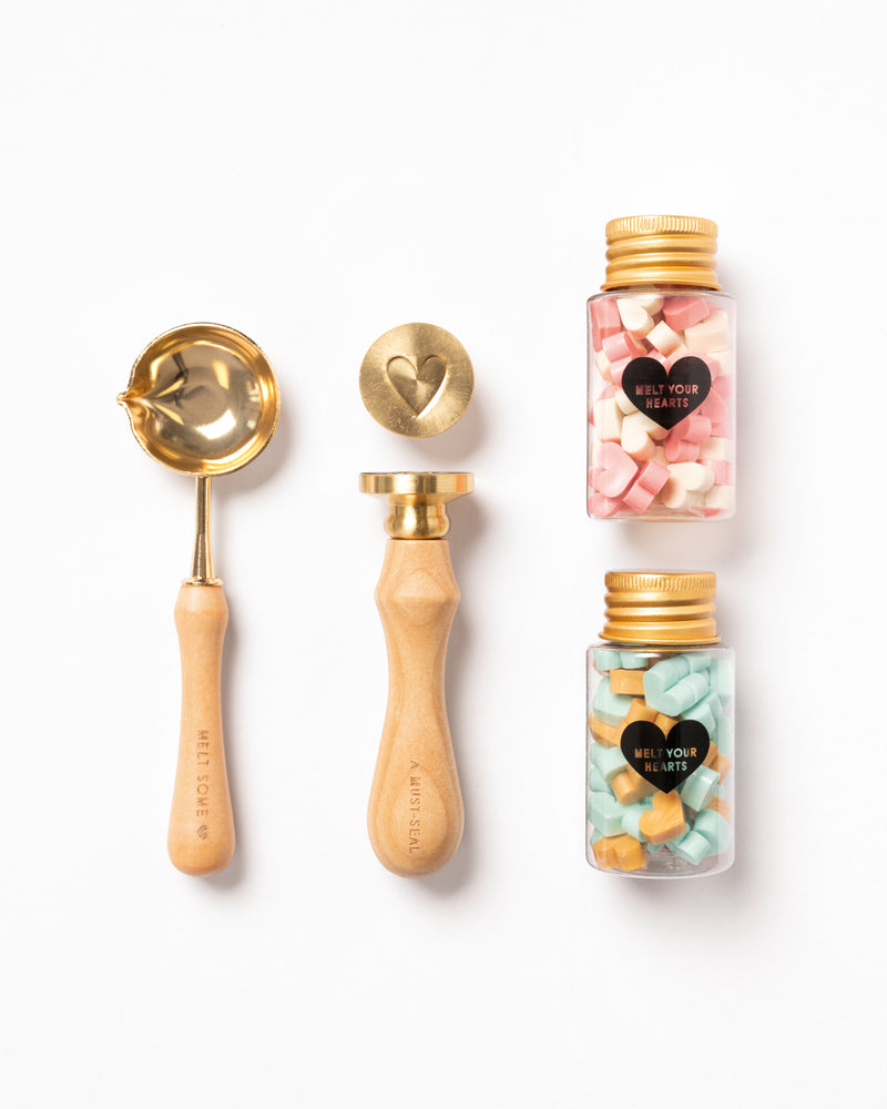 Kit cachet cire Pastel Love