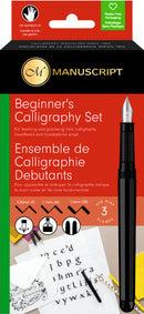 Set Calligraphie Stylo-plume 3 becs & cartouches d'encre