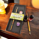 Set "Printemps des Calligraphies" avec Porte-plume, plume & encres parfumées - Corect'Art