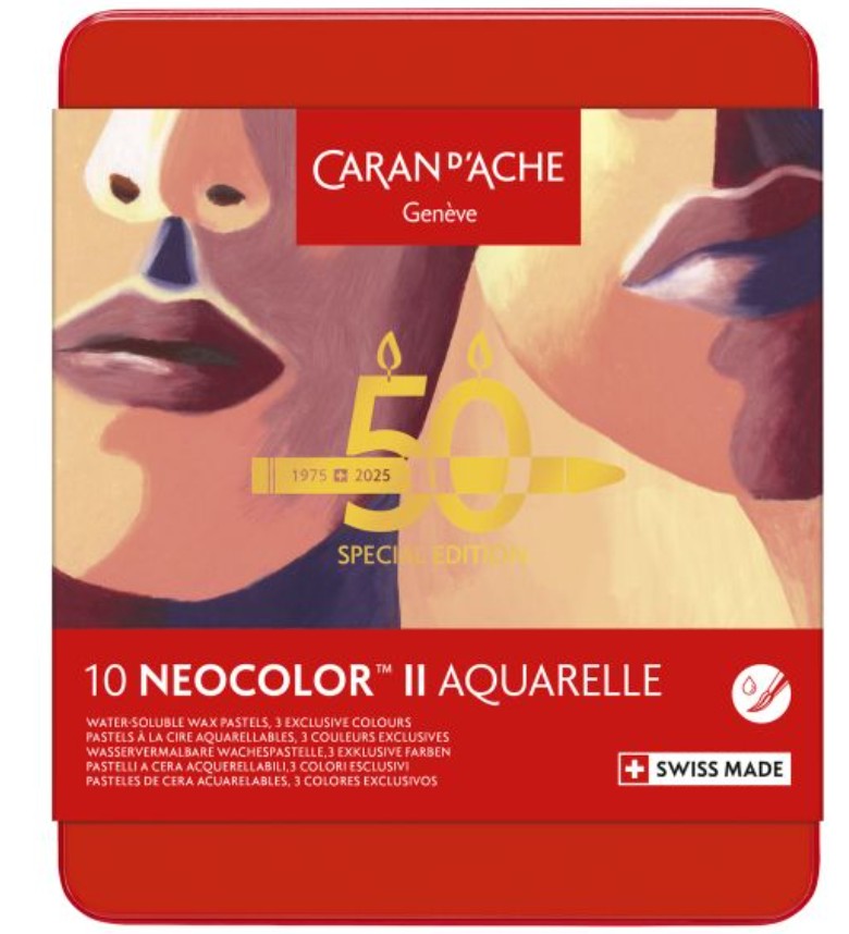 Boîte métal Edition spéciale Portrait 10 craies Neocolor II