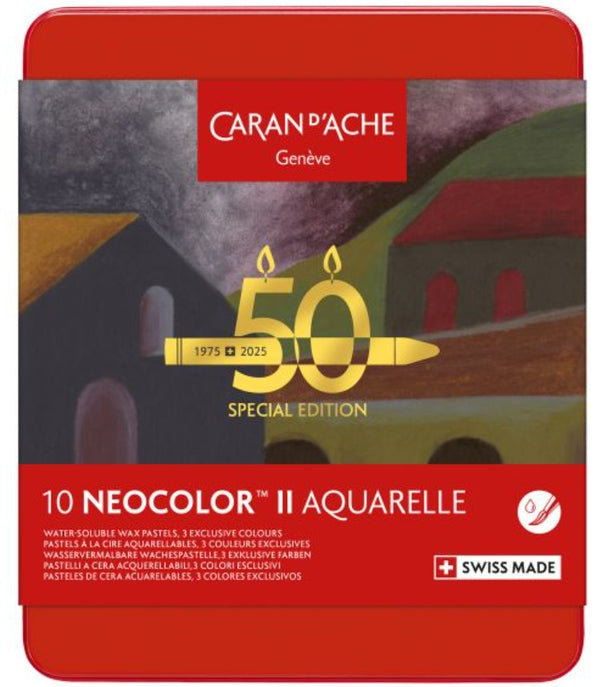 Boîte métal Edition spéciale Dark 10 craies Neocolor II