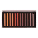 Assortiment de 12 craies 7x7 mm - 6 teintes brunes