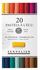 Boite de 20 1/2 pastels à l'écu