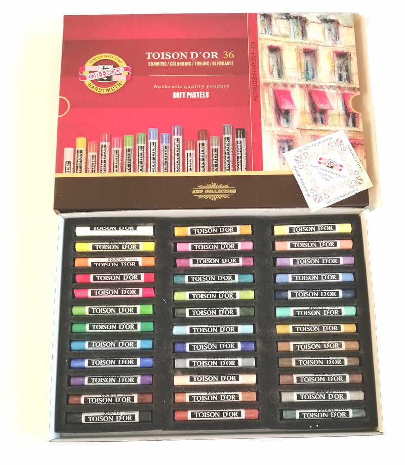 Etui de 36 pastels ronds Ø9 mm