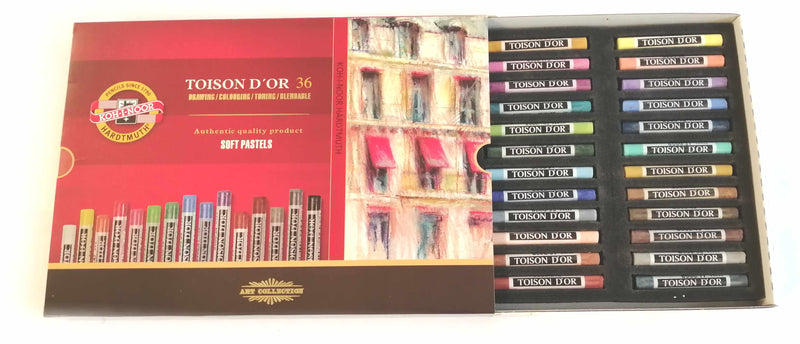 Etui de 36 pastels ronds Ø9 mm