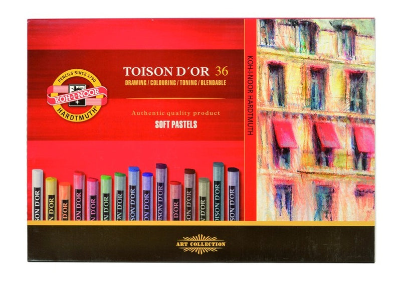 Etui de 36 pastels ronds Ø9 mm