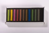 Pastel Blockx - Etui de 12 pastels tons foncés assortis