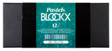Pastel Blockx - Etui de 12 pastels tons gris assortis