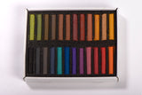 Pastel Blockx - Etui de 24 pastels tons foncés assortis