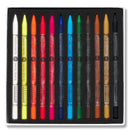Boîte de 12 crayons pastel assortis