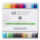 Boîte de 48 crayons pastel assortis