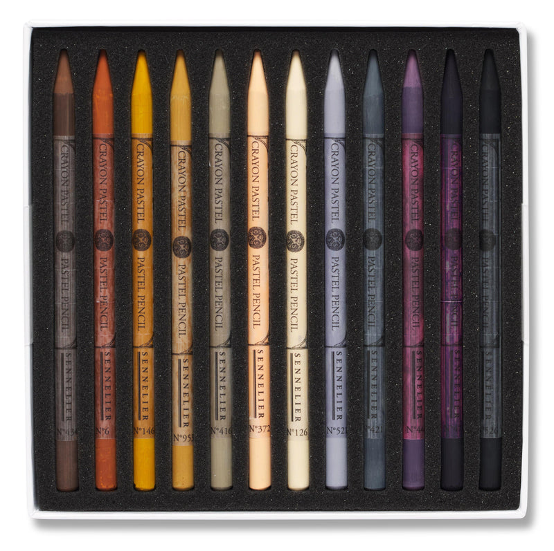 Boîte de 48 crayons pastel assortis