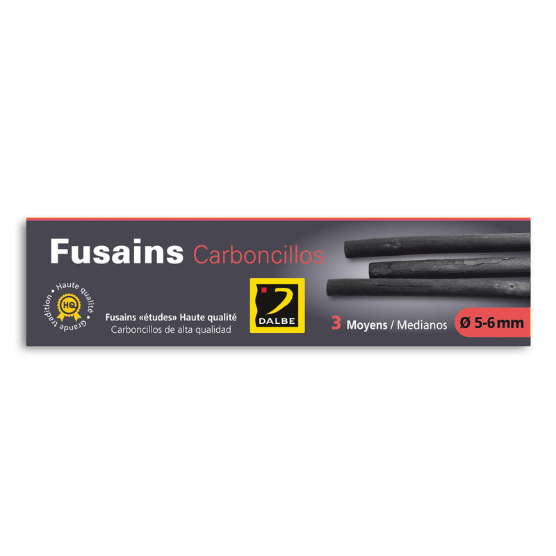 Fusains moyens boite de 3